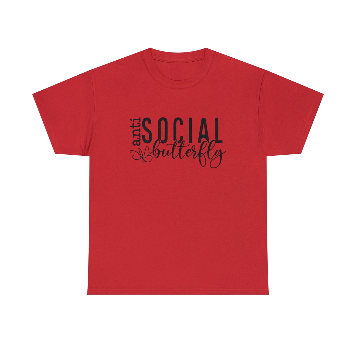 Anti-Social Butterfly Womens Graphic Tee