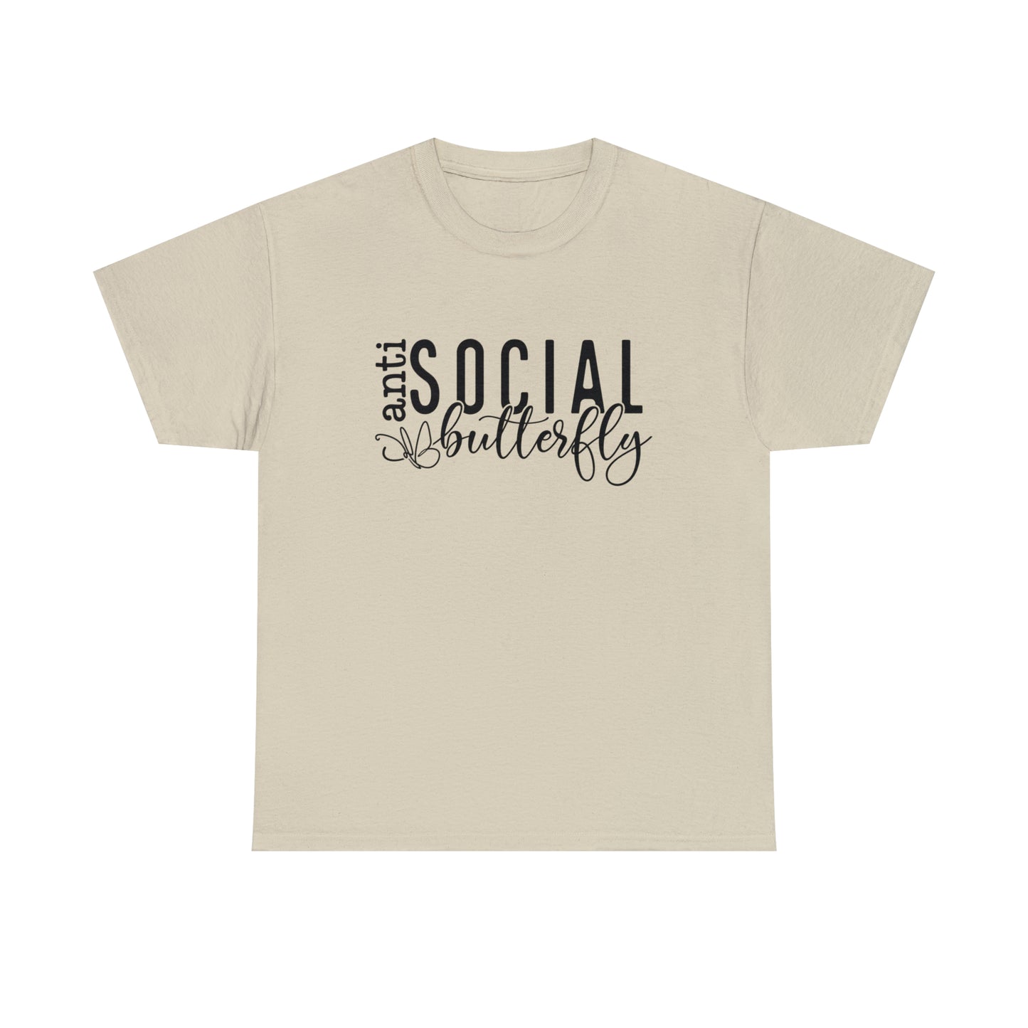 Anti-Social Butterfly Womens Graphic Tee