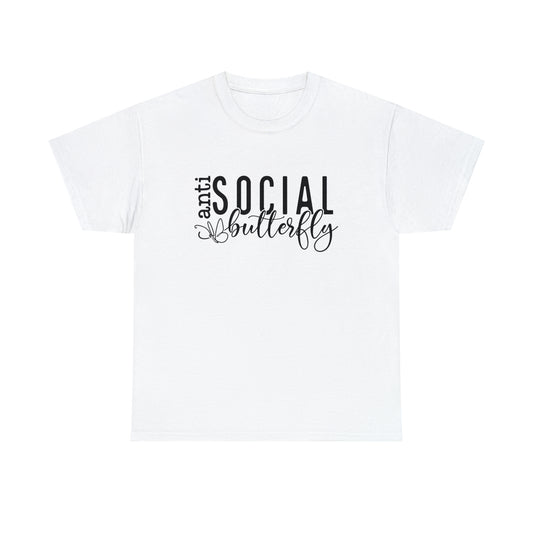 Anti-Social Butterfly Womens Graphic Tee