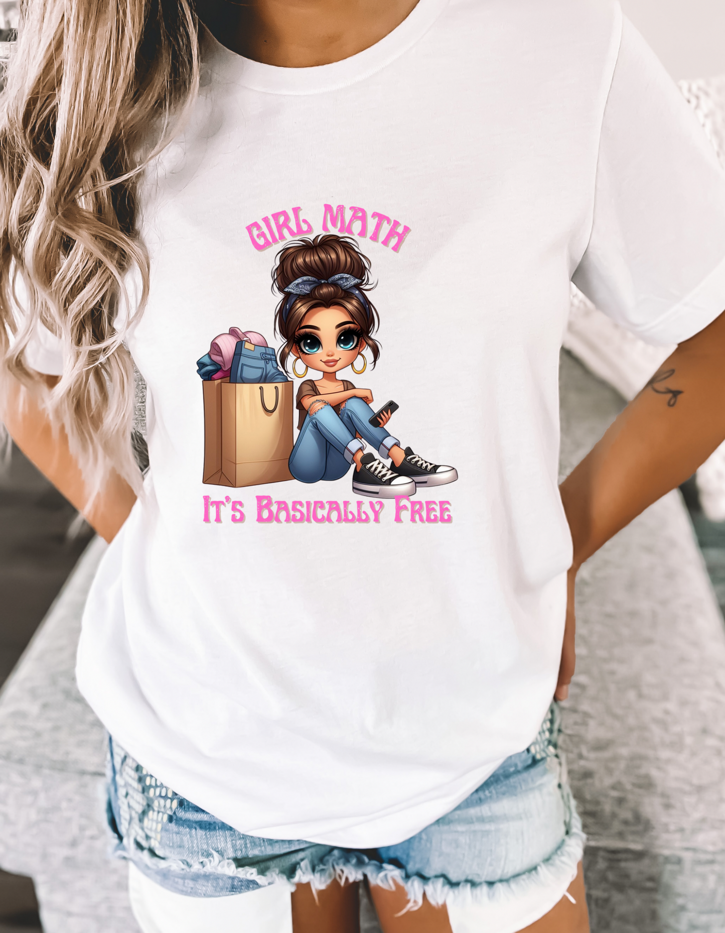 Girl Math Bella Canvas Graphic Tee