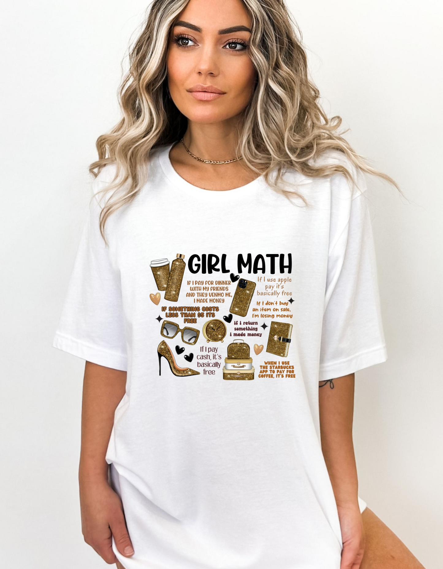 Girl Math Bella Canvas Graphic Tee