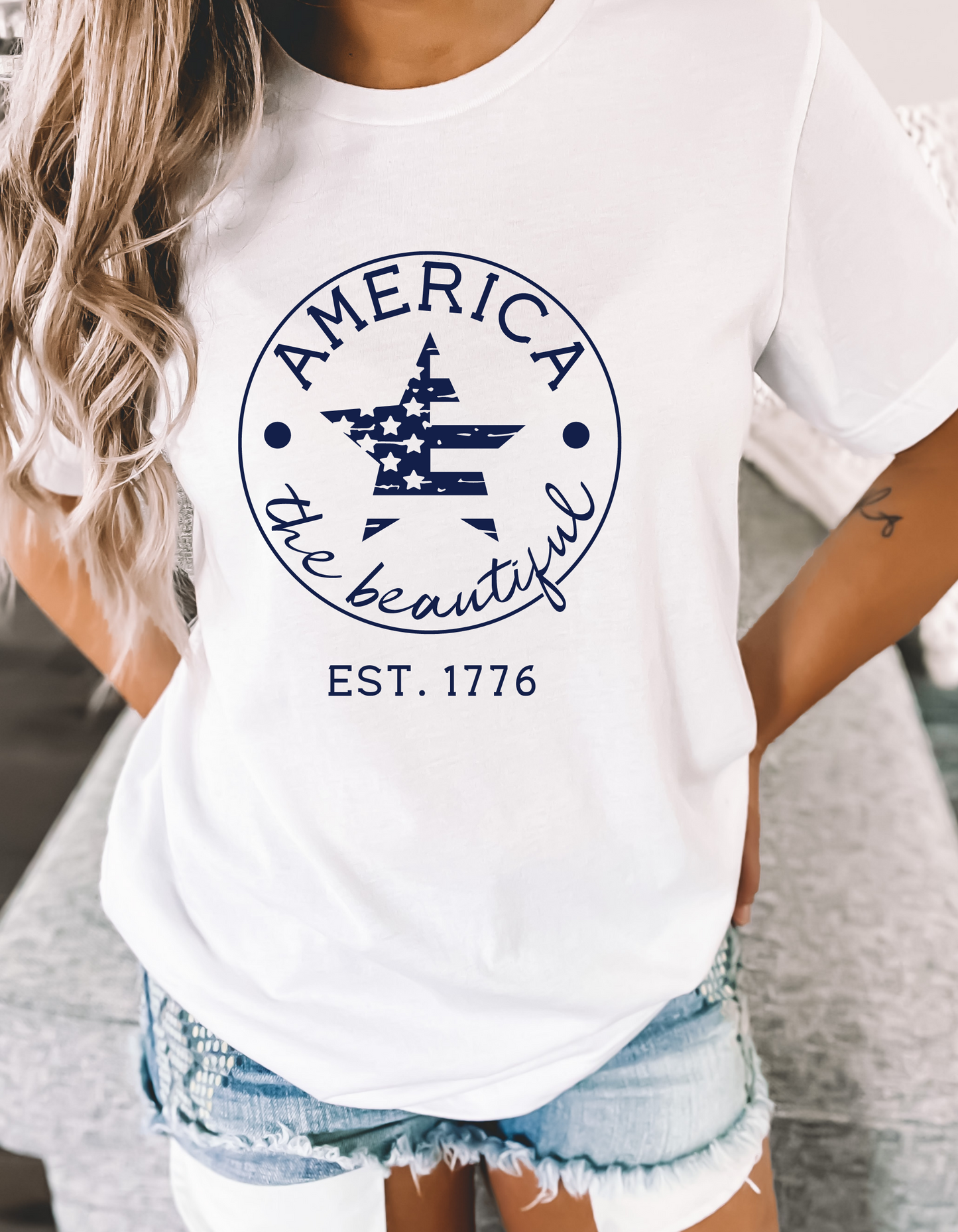 America the Beautiful Bella Canvas Graphic Tee