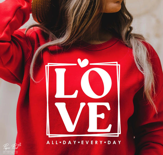 Love Crewneck Sweatshirt